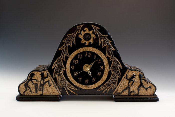 Stoneware Oregon Clock