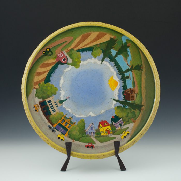 Town and Country Platter - Stoneware
