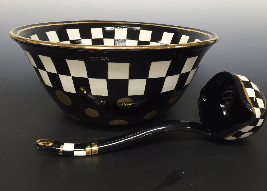 Baker Aircraft Punchbowl and Ladle