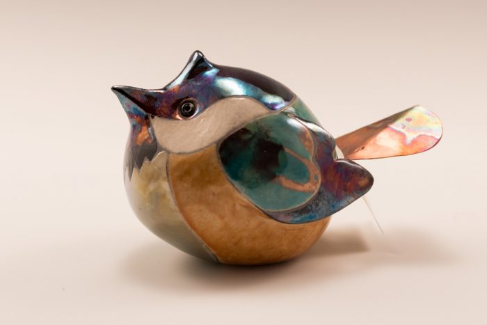 Chickadee Raku