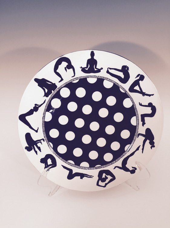 Stoneware Yoga Platter